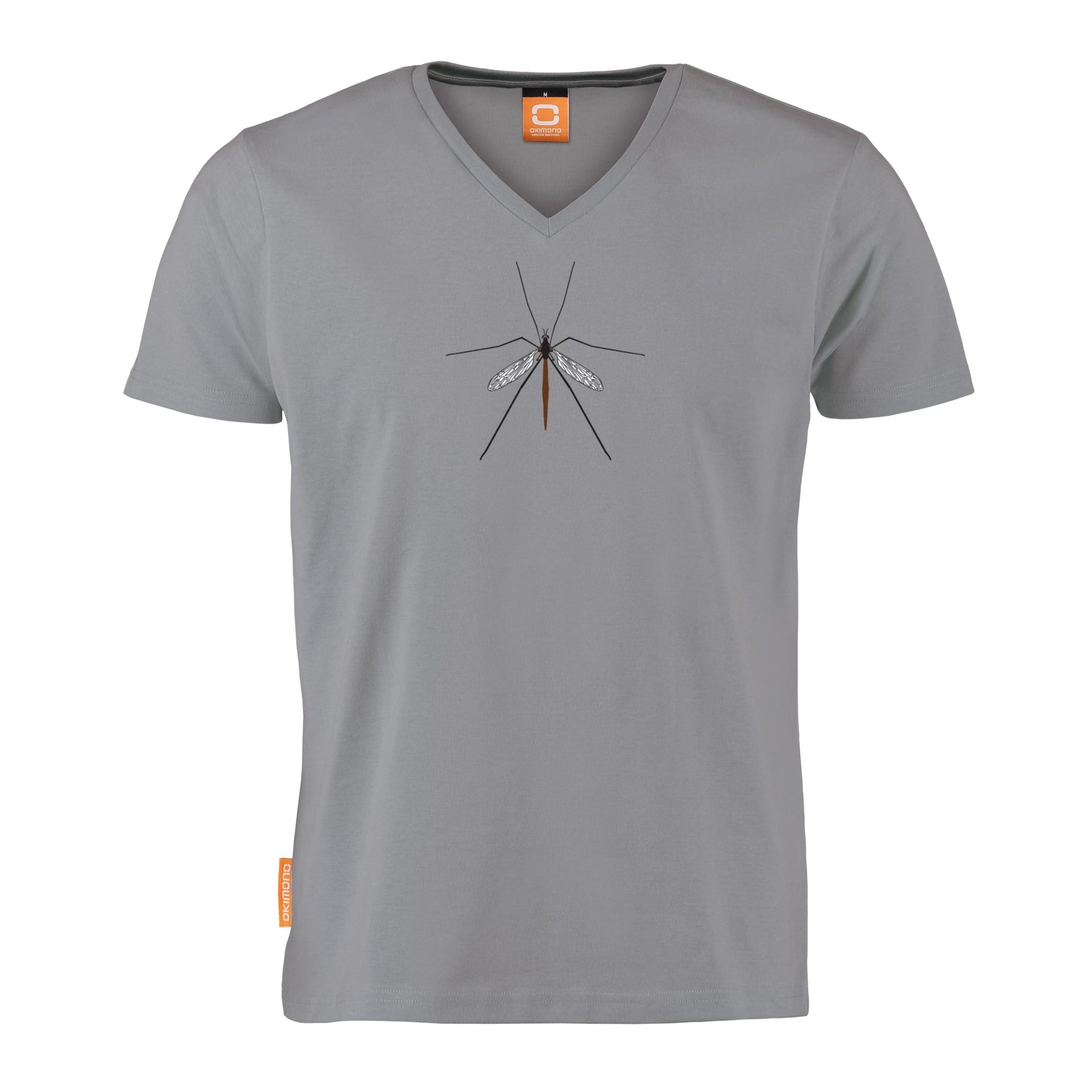 Grijs 'Crane Fly' T-shirt van Okimono
